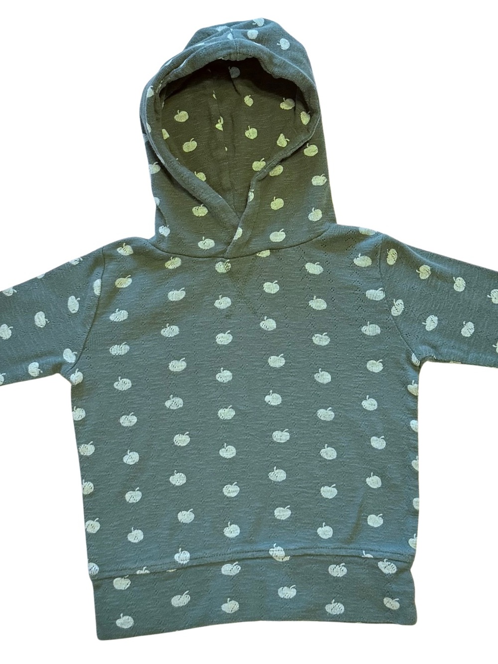kate quinn skinny hoodie | gossamer green tiny apple | organic cotton pointelle